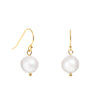 Gold Freshwater Pearl Earrings