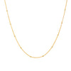 Gold Satellite Choker Necklace
