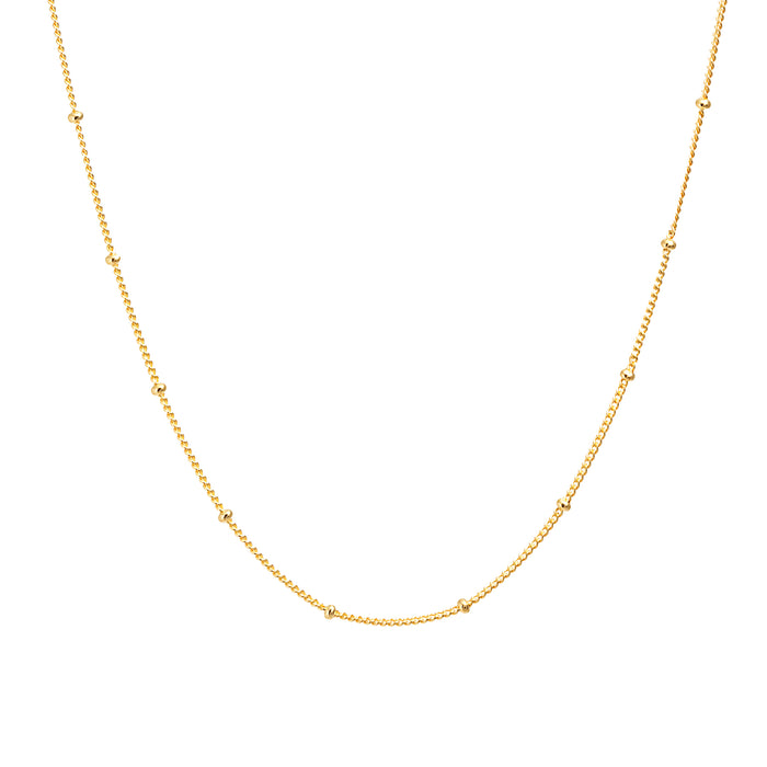 Gold Satellite Choker Necklace