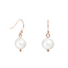 Rose Gold Freshwater Pearl Earrings