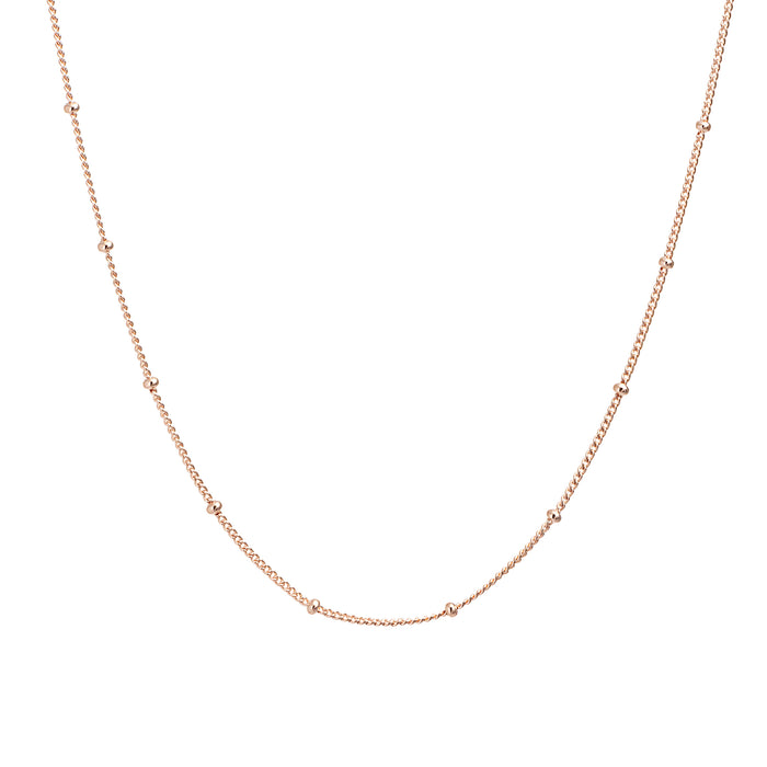 Rose Gold Satellite Choker Necklace