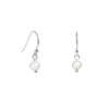 Silver Freshwater Pearl Earrings Small
