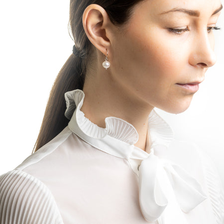 Sterling Silver Freshwater Pearl Earrings