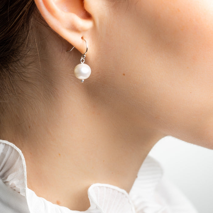Sterling Silver Freshwater Pearl Earrings