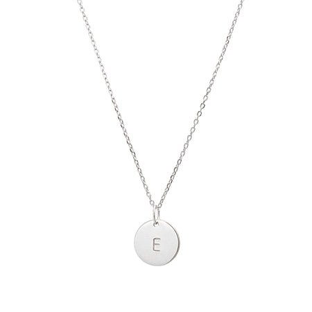 Silver Personalised Disc Necklace