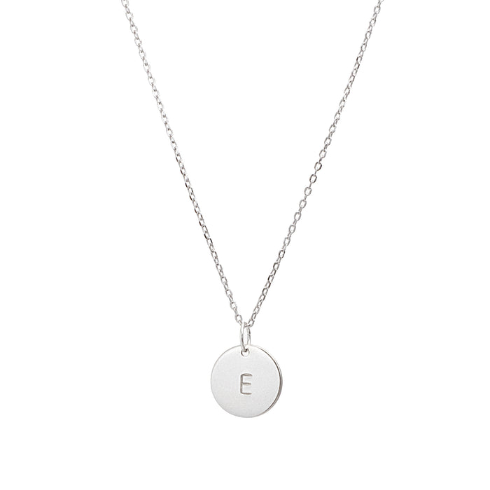 Silver Personalised Disc Necklace