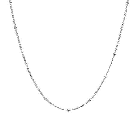 Silver Satellite Choker Necklace
