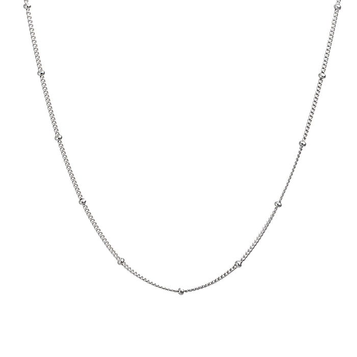 Silver Satellite Choker Necklace