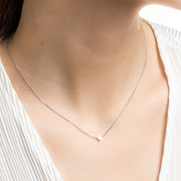 Sterling Silver Heart Necklace